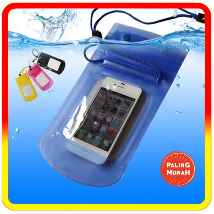 Jual CL - UNIVERSAL PHONE POUCH / WATERPROOF XL / KANTONG HANDPHONE ... Sale for smartphone waterproof phone pouch